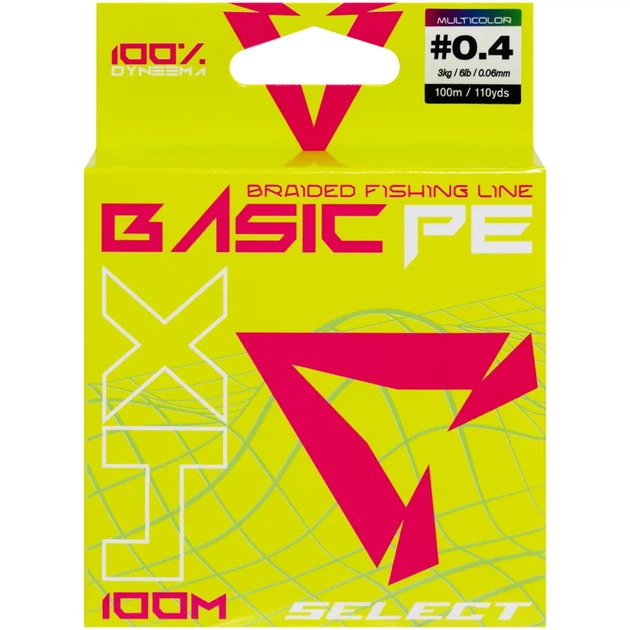 Шнур Select Basic PE Multicolor 100m #0.4/0.06mm 6lb/3kg - изображение 2