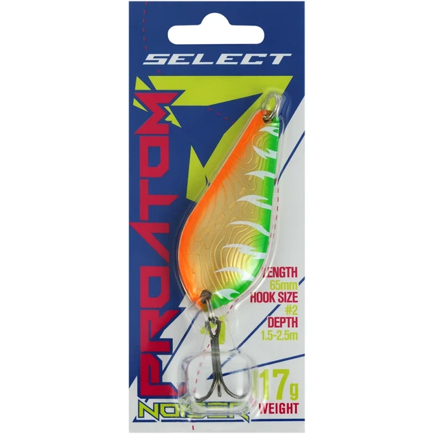 Блешня Select ProAtom Noiser 17.0g 65mm #16 - Фото 2 Блешня Select ProAtom Noiser 17.0g 65mm #16 - зображення 2