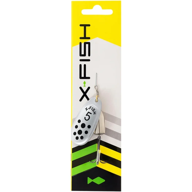 Блесна X-Fish Wolf №5 12,5g Silver - Фото 2 Блесна X-Fish Wolf №5 12,5g Silver - изображение 2