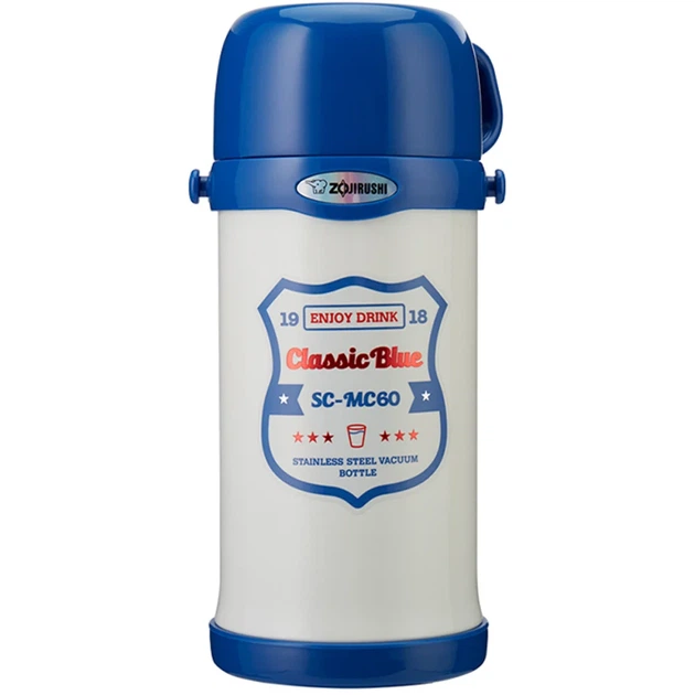Термос ZOJIRUSHI SC-MC60WA детский 0.6 л White/Blue - Фото 1 Термос ZOJIRUSHI SC-MC60WA детский 0.6 л White/Blue - изображение 1