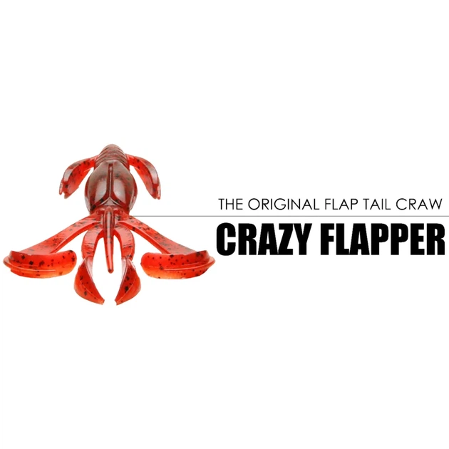 Силикон Keitech Crazy Flapper 4.4" EA#04 Violet (6 шт/уп) - изображение 3