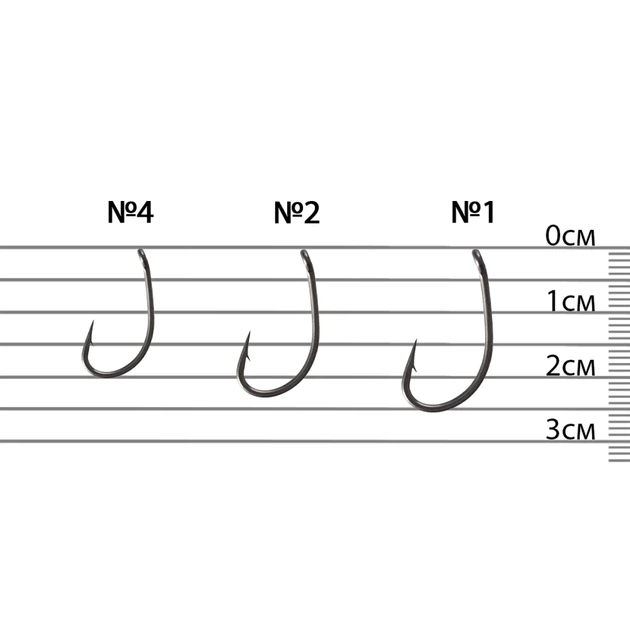 Крючок Brain Curve Shank #2 (10 шт/уп) - Фото 2 Крючок Brain Curve Shank #2 (10 шт/уп) - изображение 2