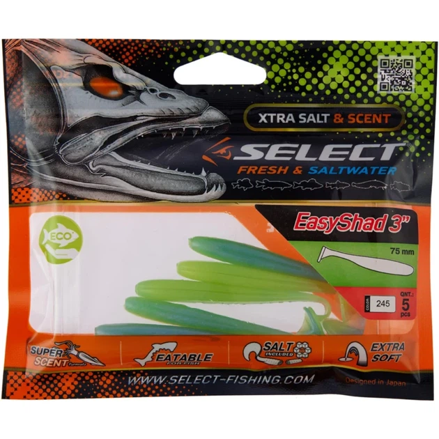 Силикон Select Easy Shad 3" #245 (5 шт/уп) - изображение 2