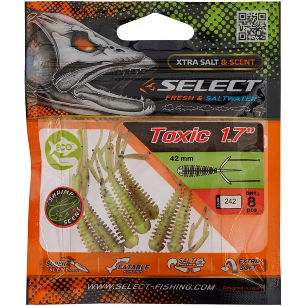 Силикон Select Toxic 1.7" #242 (8 шт/уп) - изображение 2
