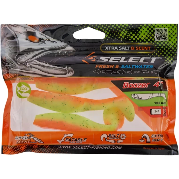 Силикон Select Boozer 4" #247 (3 шт/уп) - изображение 2