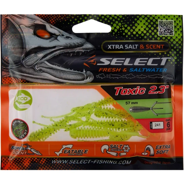 Силикон Select Toxic 2.3" #241 (6 шт/уп) - изображение 2