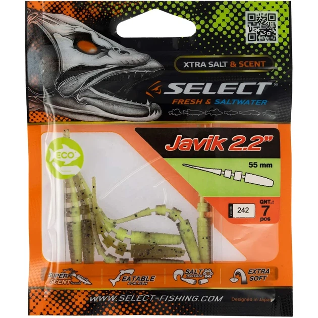 Силикон Select Javik 2.2" #242 (7 шт/уп) - Фото 2 Силикон Select Javik 2.2" #242 (7 шт/уп) - изображение 2