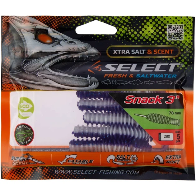 Силикон Select Snack 3" #280 (5 шт/уп) - Фото 2 Силикон Select Snack 3" #280 (5 шт/уп) - изображение 2