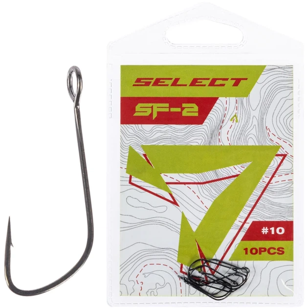 Крючок Select SF-2 Sport Finesse #10 (10 шт/уп) - Фото 1 Крючок Select SF-2 Sport Finesse #10 (10 шт/уп) - изображение 1