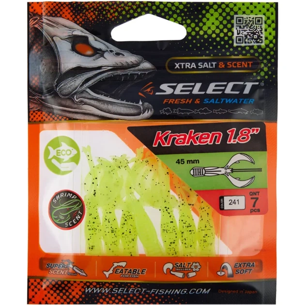 Силікон Select Kraken 1.8" #241 (7 шт/уп) - зображення 2