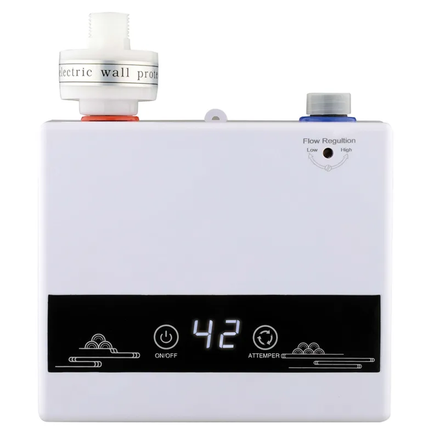 Проточный водонагреватель настенный ZERIX BWH-01-E (с индик. темп