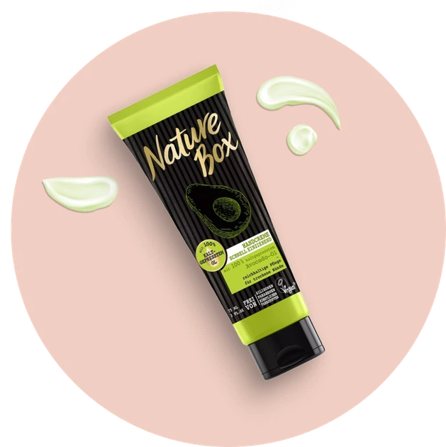 Быстроспитающий крем для чувствительной и сухой кожи рук Nature Box Hand Cream Avocado Oil 75мл - изображение 2