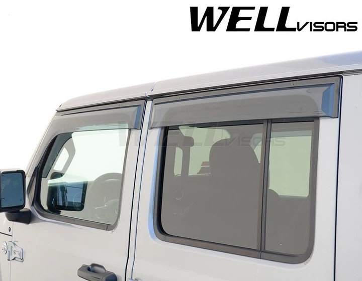 Дефлекторы окон ветровики Jeep Gladiator 4d 20-22 WELLVISORS Джип Гладиатор WT00388541 - Фото 10 Дефлекторы окон ветровики Jeep Gladiator 4d 20-22 WELLVISORS Джип Гладиатор WT00388541 - изображение 10