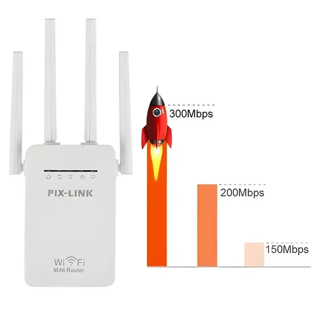 Wi-Fi репітер WR09WIFI підсилювач бездротового сигналу (300 Мбіт/с) - зображення 6