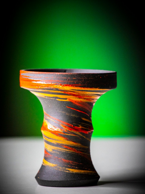 Чаша глиняная для кальяна классическая Personalka Bowl Orange Red - Фото 3 Чаша глиняная для кальяна классическая Personalka Bowl Orange Red - изображение 3