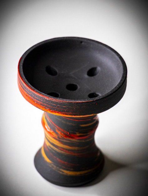 Чаша глиняная для кальяна классическая Personalka Bowl Orange Red - Фото 4 Чаша глиняная для кальяна классическая Personalka Bowl Orange Red - изображение 4