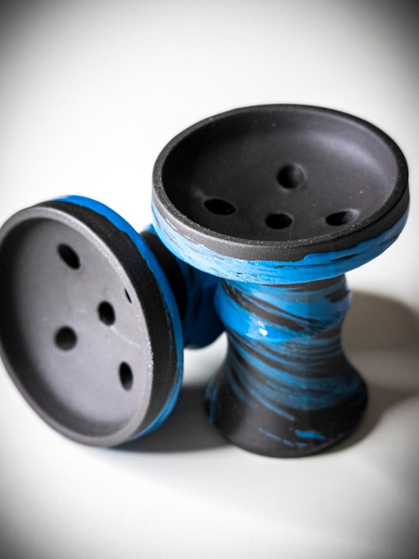 Чаша глиняная для кальяна классическая Personalka Bowl Blue - Фото 5 Чаша глиняная для кальяна классическая Personalka Bowl Blue - изображение 5