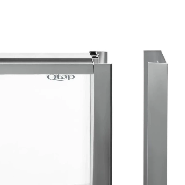 Душова кабіна Qtap Scorpio CRM10115-AC6 100x100 см, скло Clear 6 мм, покриття CalcLess, без піддону - Фото 3 Душова кабіна Qtap Scorpio CRM10115-AC6 100x100 см, скло Clear 6 мм, покриття CalcLess, без піддону - зображення 3