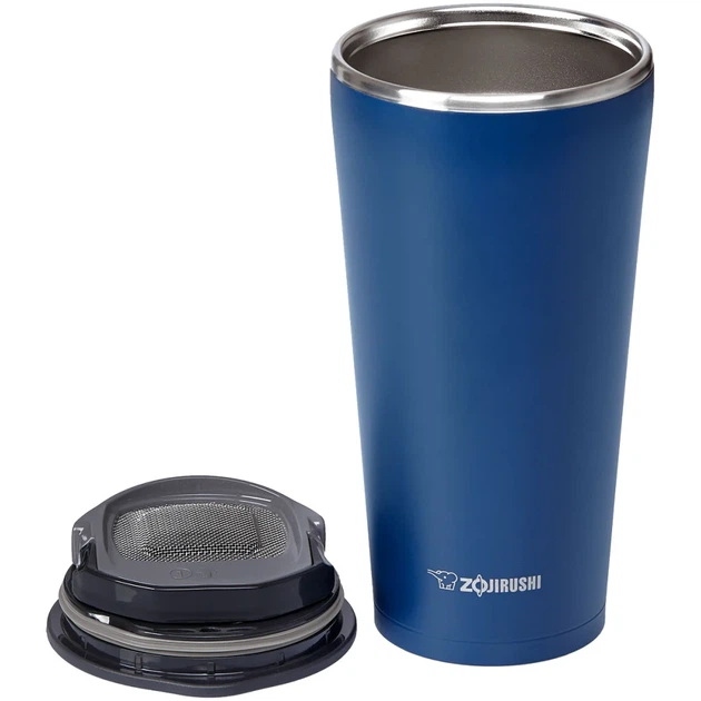 Термостакан ZOJIRUSHI SX-FSE45AD с ситечком 0.45 л Dark Blue - изображение 3