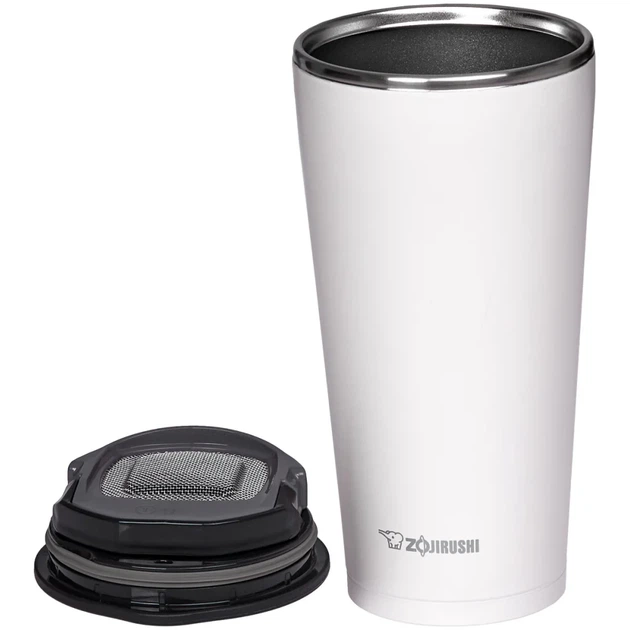 Термокухоль ZOJIRUSHI SX-FSE45WA з ситечком 0.45 л White - зображення 4