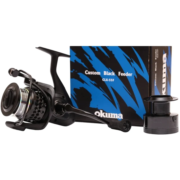 Катушка Okuma Custom Black Feeder CLX-55F 7+1BB - изображение 4
