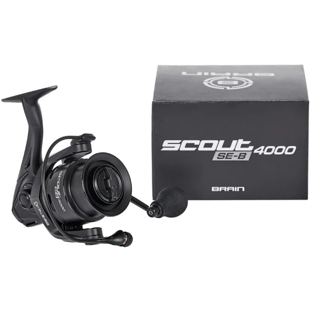 Катушка Brain Scout SE-B 4000S 8+1BB Black - Фото 6 Катушка Brain Scout SE-B 4000S 8+1BB Black - изображение 6