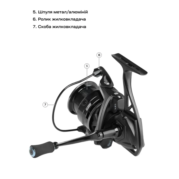 Катушка Brain Storm 5000 7+1BB - изображение 9