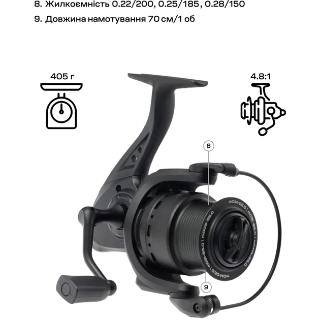 Катушка Brain Champ Feeder 4000 3+1BB 4.8:1 - изображение 7