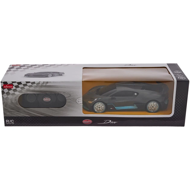 Машинка Rastar Bugatti Divo 1:24 Серый - изображение 9