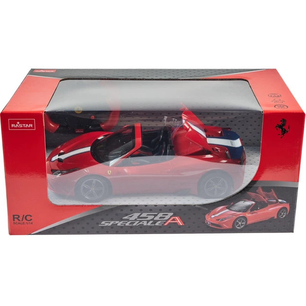 Машинка Rastar Ferrari 458 Speciale A 1:14 Красный - Фото 11 Машинка Rastar Ferrari 458 Speciale A 1:14 Красный - изображение 11