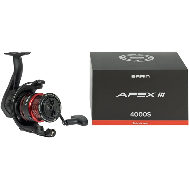 Котушка Brain Apex III Feeder 4000S 5+1BB 4.9:1 - Фото 6 Котушка Brain Apex III Feeder 4000S 5+1BB 4.9:1 - зображення 6