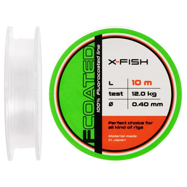 Флюорокарбон X-Fish FCoated 10m 0.40mm 12.0kg - Фото 1 Флюорокарбон X-Fish FCoated 10m 0.40mm 12.0kg - изображение 1