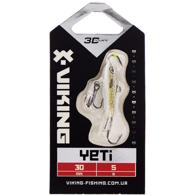 Балансир Viking Fishing Yeti Ice Jig 30mm 5.0g #13 Just Pike - зображення 2