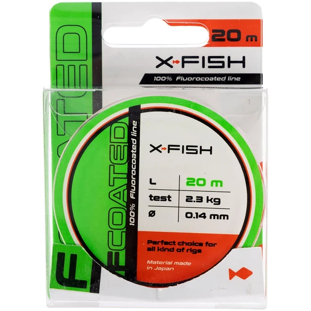 Флюорокарбон X-Fish FCoated 20m 0.14mm 2.3kg - изображение 2