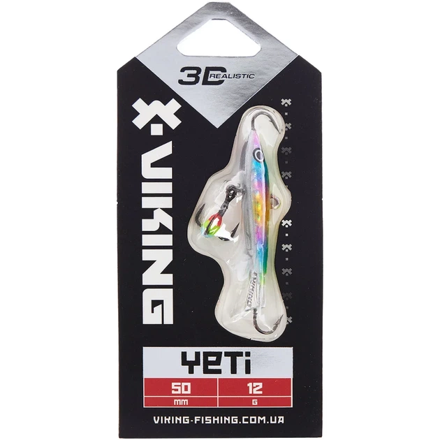 Балансир Viking Fishing Yeti Ice Jig 50mm 12.0g #16 European Values - изображение 2