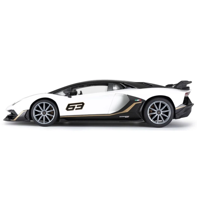 Машинка Rastar Lamborghini Aventador SVJ (96070) на радіокеруванні. 1:14. Білий - Фото 3 Машинка Rastar Lamborghini Aventador SVJ (96070) на радіокеруванні. 1:14. Білий - зображення 3