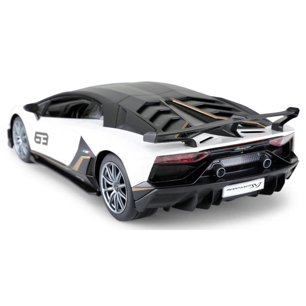 Машинка Rastar Lamborghini Aventador SVJ (96070) на радіокеруванні. 1:14. Білий - Фото 4 Машинка Rastar Lamborghini Aventador SVJ (96070) на радіокеруванні. 1:14. Білий - зображення 4