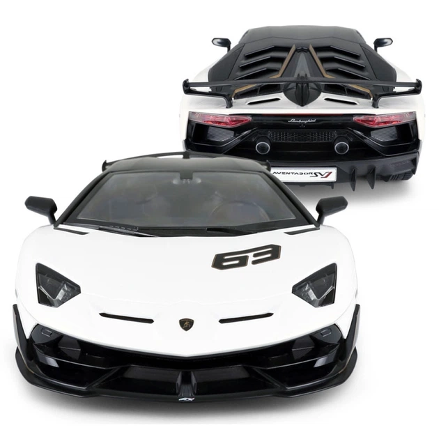 Машинка Rastar Lamborghini Aventador SVJ (96070) на радіокеруванні. 1:14. Білий - Фото 5 Машинка Rastar Lamborghini Aventador SVJ (96070) на радіокеруванні. 1:14. Білий - зображення 5