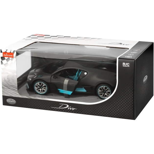 Машинка Rastar Bugatti Divo на радиоуправлении. 1:14. Серый - Фото 10 Машинка Rastar Bugatti Divo на радиоуправлении. 1:14. Серый - изображение 10