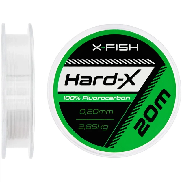 Флюорокарбон X-Fish Hard-X 20m (clear) 0.20mm 2.85kg - Фото 1 Флюорокарбон X-Fish Hard-X 20m (clear) 0.20mm 2.85kg - изображение 1