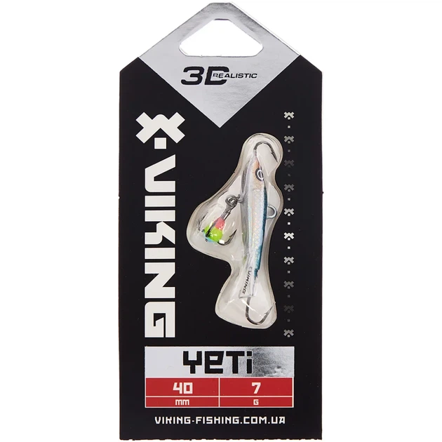 Балансир Viking Fishing Yeti Ice Jig 40mm 7.0g #11 Anchovy - изображение 2