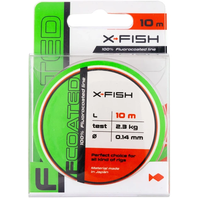 Флюорокарбон X-Fish FCoated 10m 0.14mm 2.3kg - зображення 2