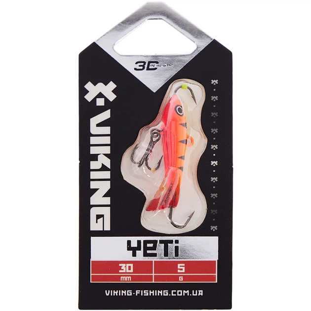 Балансир Viking Fishing Yeti Ice Jig 30mm 5.0g #15 Pink Moon - изображение 2