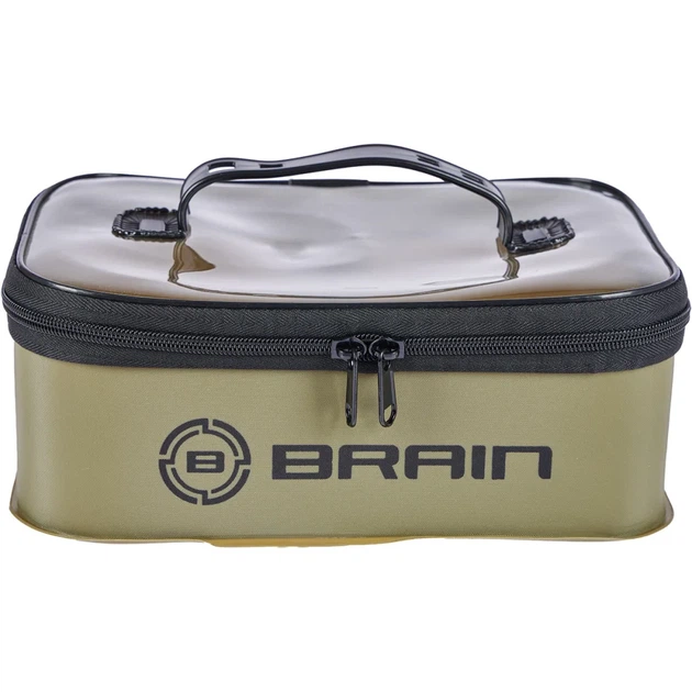 Ємність Brain EVA Box 270х170х95mm (з кришкою) Khaki - Фото 1 Ємність Brain EVA Box 270х170х95mm (з кришкою) Khaki - зображення 1