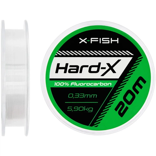Флюорокарбон X-Fish Hard-X 20m (clear) 0.33mm 5.90kg - Фото 1 Флюорокарбон X-Fish Hard-X 20m (clear) 0.33mm 5.90kg - изображение 1