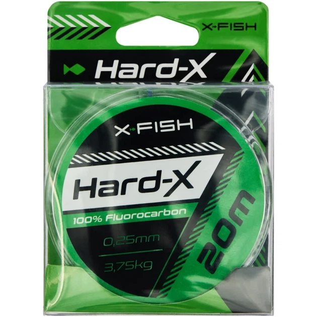 Флюорокарбон X-Fish Hard-X 20m (clear) 0.25mm 3.75kg - Фото 2 Флюорокарбон X-Fish Hard-X 20m (clear) 0.25mm 3.75kg - изображение 2