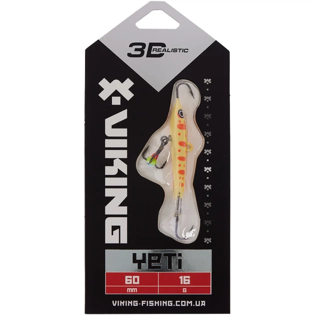 Балансир Viking Fishing Yeti Ice Jig 60mm 16.0g #6 Japanese School - зображення 2