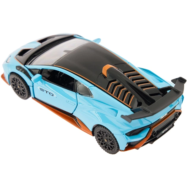 Машинка Rastar Lamborghini Huracan STO 1:32 Голубой - изображение 3
