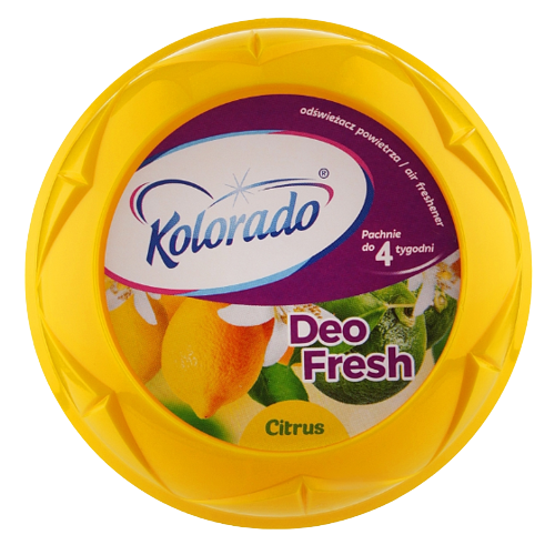 Освіжувач повітря гелевий Цитрус Deo Fresh KOLORADO - Фото 2 Освіжувач повітря гелевий Цитрус Deo Fresh KOLORADO - изображение 2