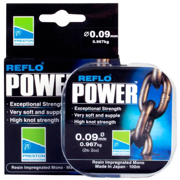 Волосінь Preston Reflo Power 100m 0.13mm 2.136kg - Фото 1 Волосінь Preston Reflo Power 100m 0.13mm 2.136kg - зображення 1